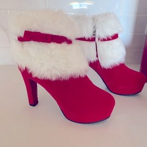 Christmas booties women’s size 11 Brand new